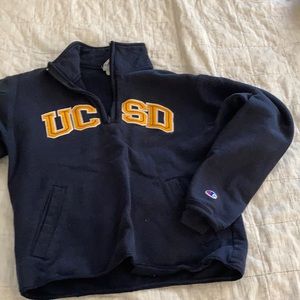 UCSD quarter zip jacket